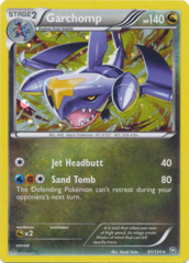 Garchomp  91/124 Cosmos Holo Promo - XY Blisters Exclusive